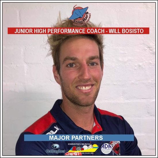 Will Bosisto Appointed Junior High Performance Coach